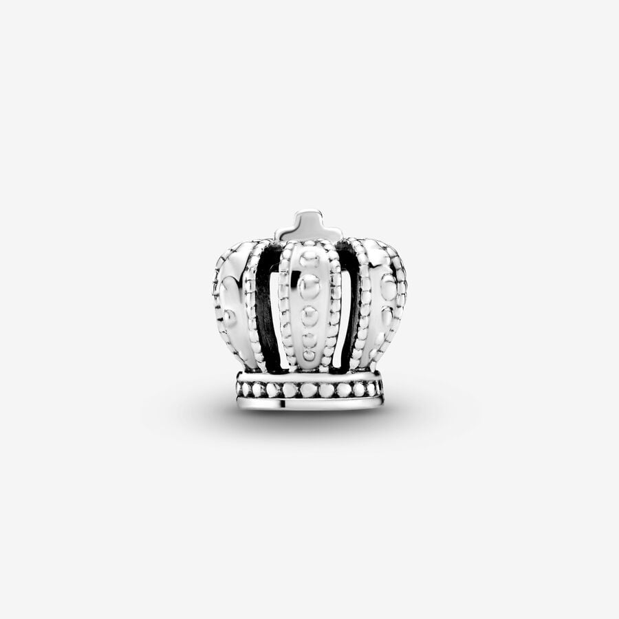 Regal Crown Charm - Pandora West Africa Charms This crown charm will make you feel like royalty! The design has been intricately crafted from sterling silver and will leave you feeling completely fabulous. The charm would be the perfect gift for a little princess! (790930)  