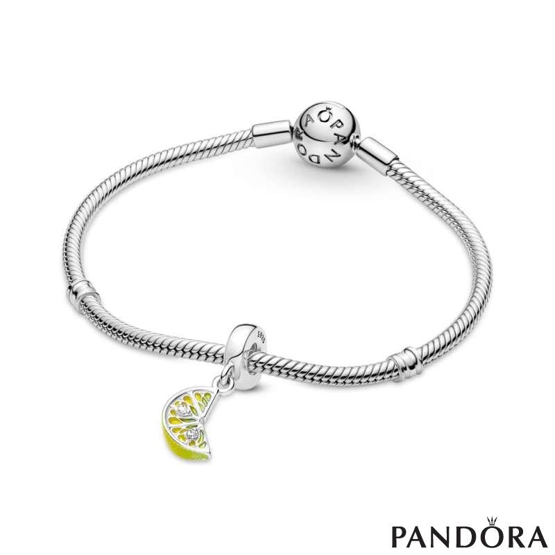 Lemon Slice Sparkling Fruit Dangle Charm