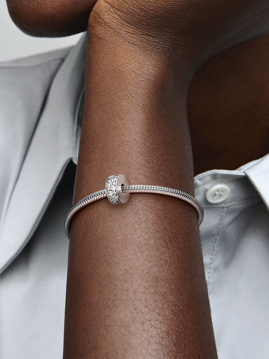 Clear Pavé Clip