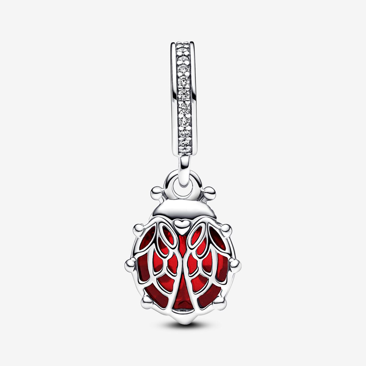 Red Ladybird Dangle Charm