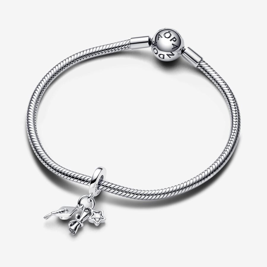 Graduation Triple Dangle Charm