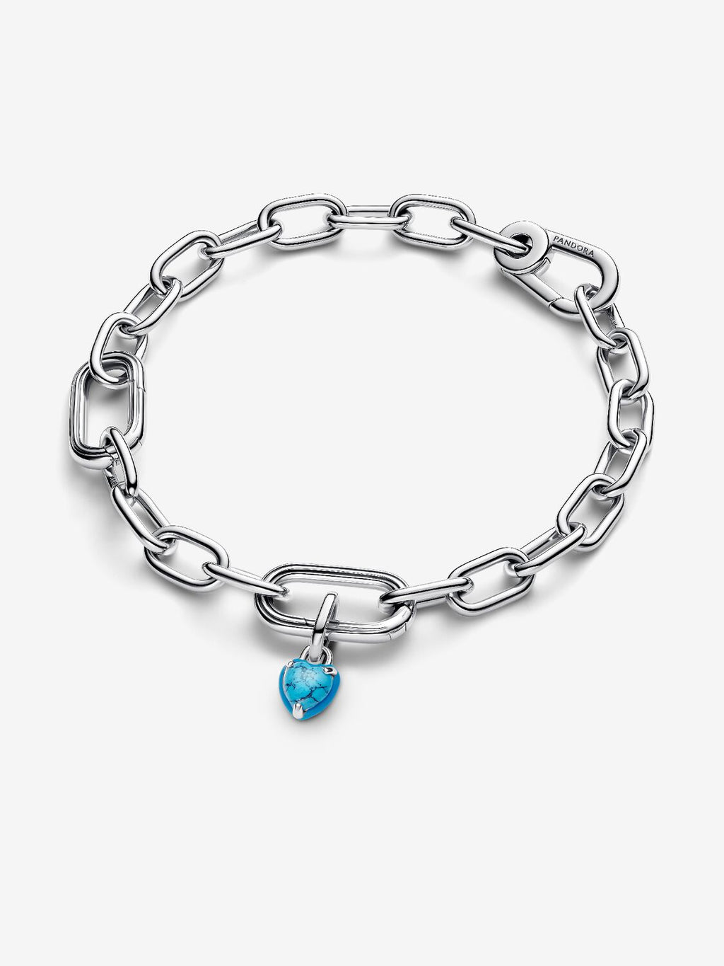 Turquoise-coloured Heart Mini Dangle Charm