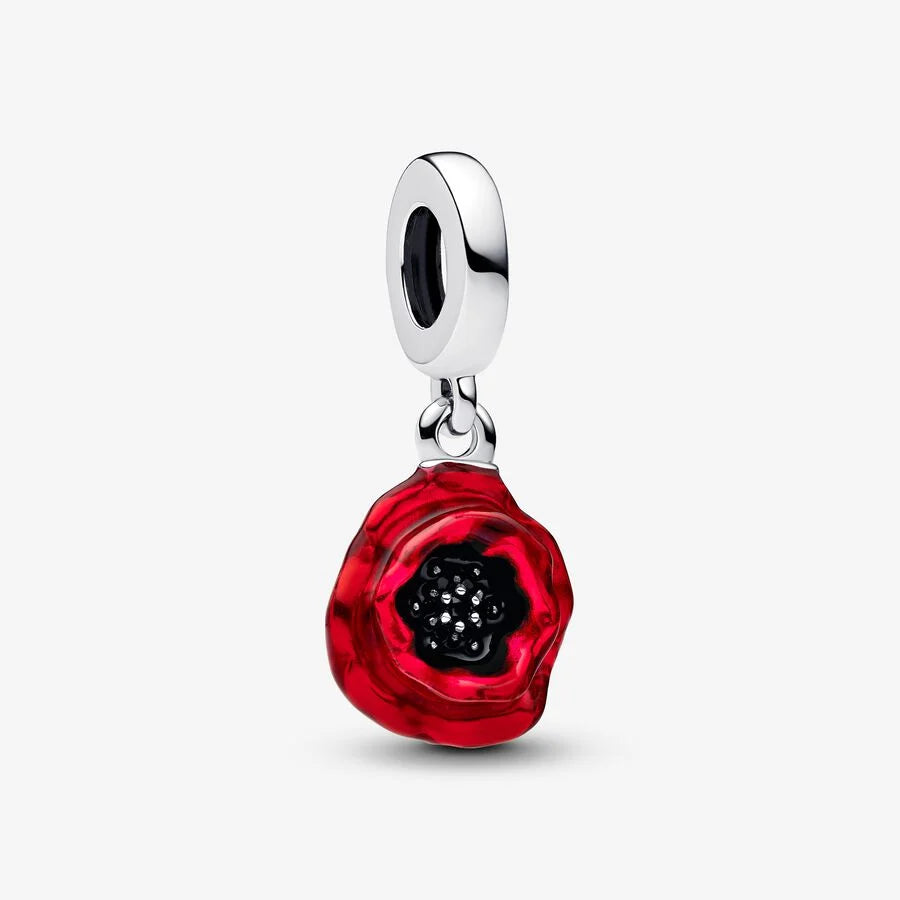 Red Flower Dangle Charm 793917C01 /2025 D