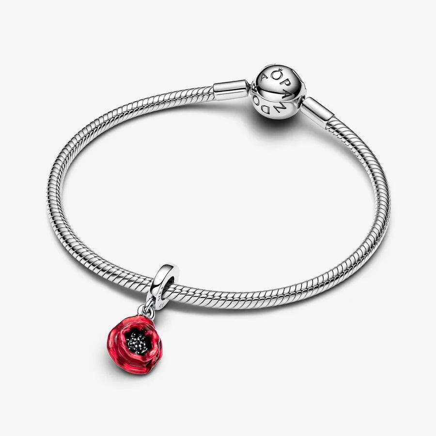 Red Flower Dangle Charm 793917C01 /2025 D