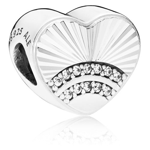 Fan of Love Heart Charm Pandora West Africa