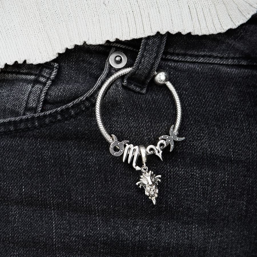 Sparkling Pisces Zodiac Charm