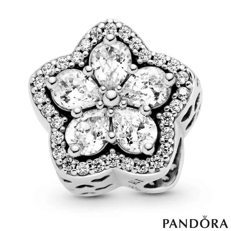 Sparkling Snowflake Pavé Charm
