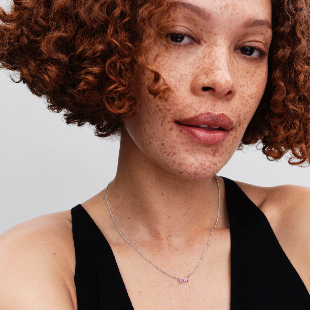 Bow Pendant Necklace - Pandora West Africa NECKLACES   
