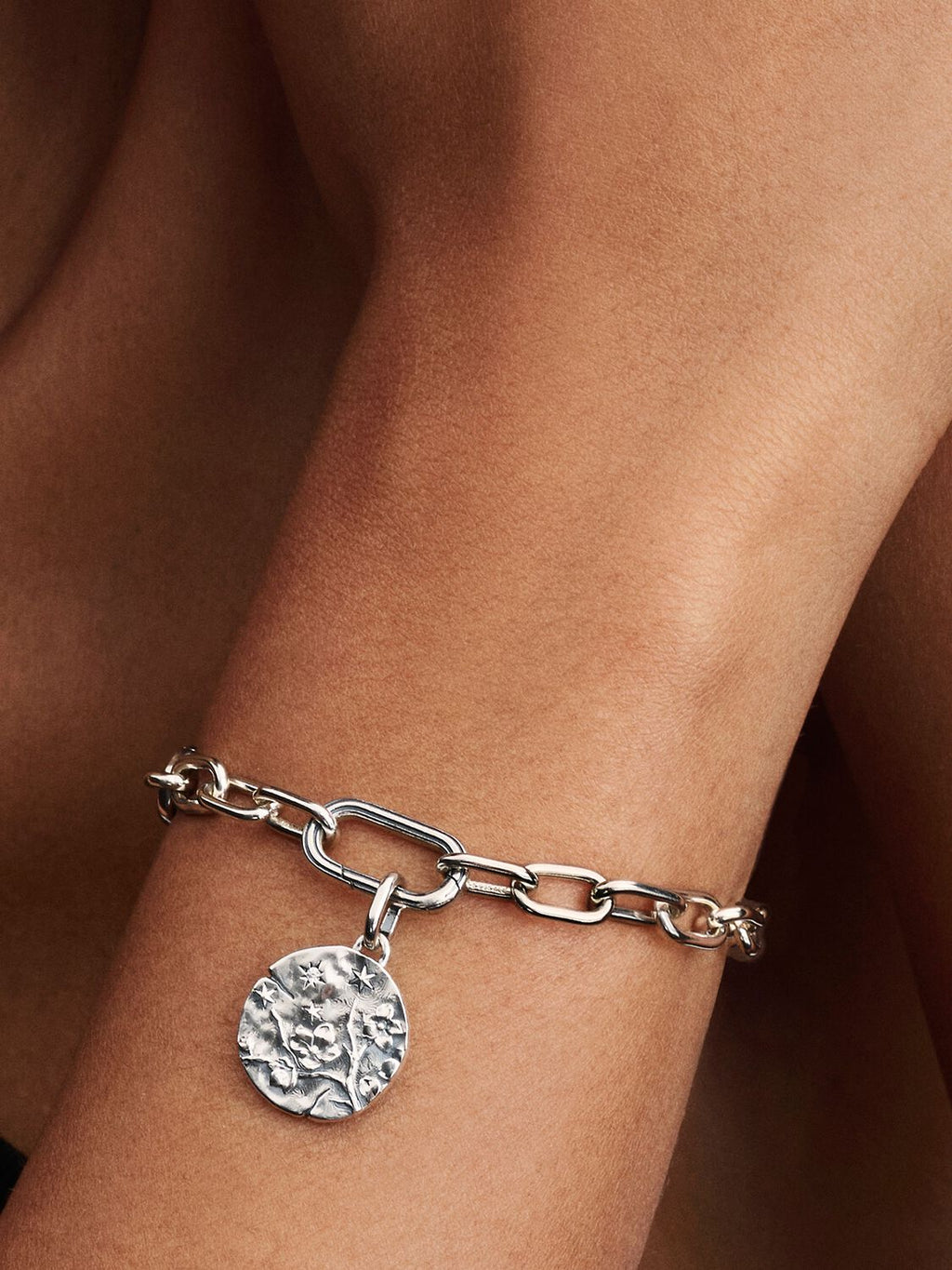 Cherry Blossom Medallion Charm - Pandora West Africa Charms   