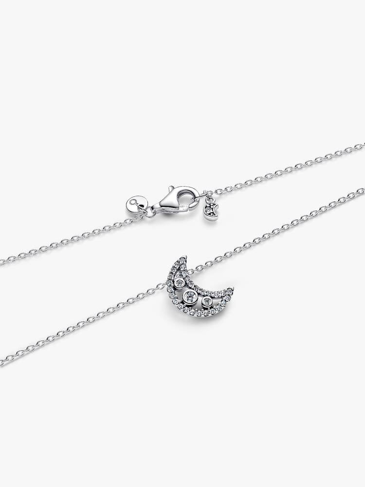 Crescent Moon Pendant Necklace - Pandora West Africa NECKLACES   