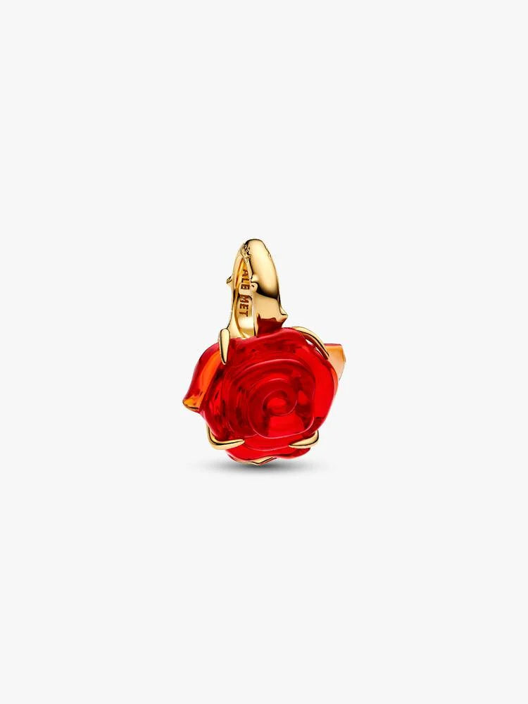 Disney Beauty and the Beast Enchanted Rose Dangle Charm - Pandora West Africa Charms   