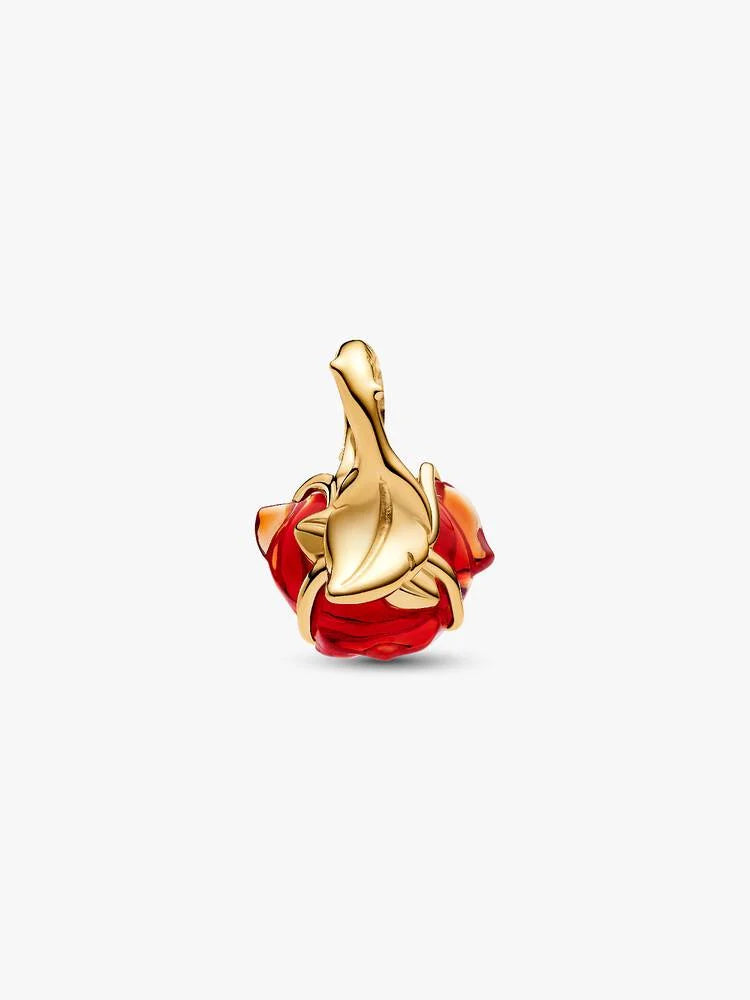 Disney Beauty and the Beast Enchanted Rose Dangle Charm - Pandora West Africa Charms   