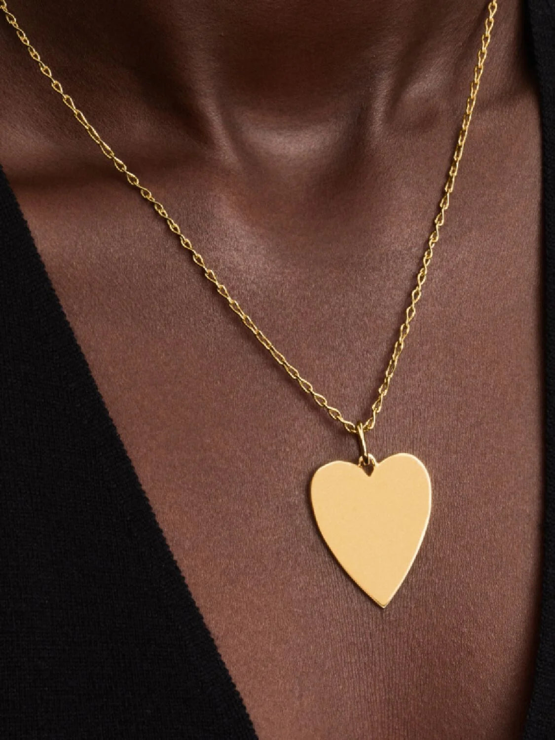 Engravable Heart Oversized Tag Pendant - Pandora West Africa Necklaces   