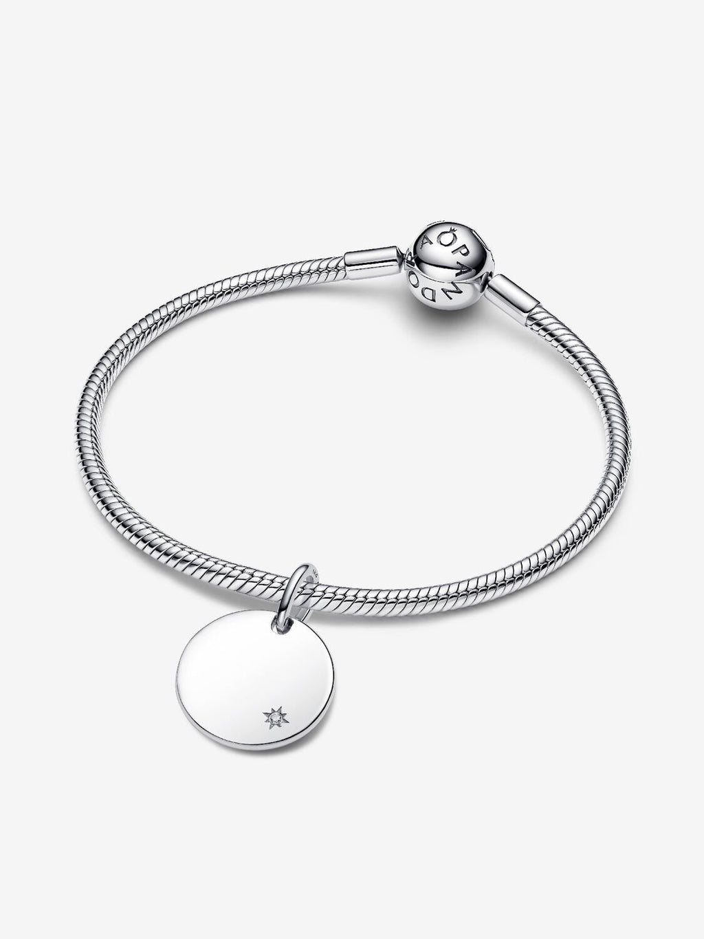 Engravable Lab-Grown Diamond Tag Pendant - Pandora West Africa Necklaces   