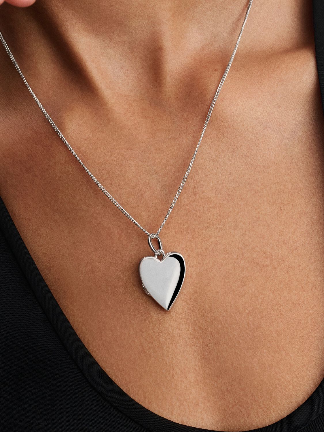 Engravable Openable Heart Tag Pendant - Pandora West Africa Necklaces   