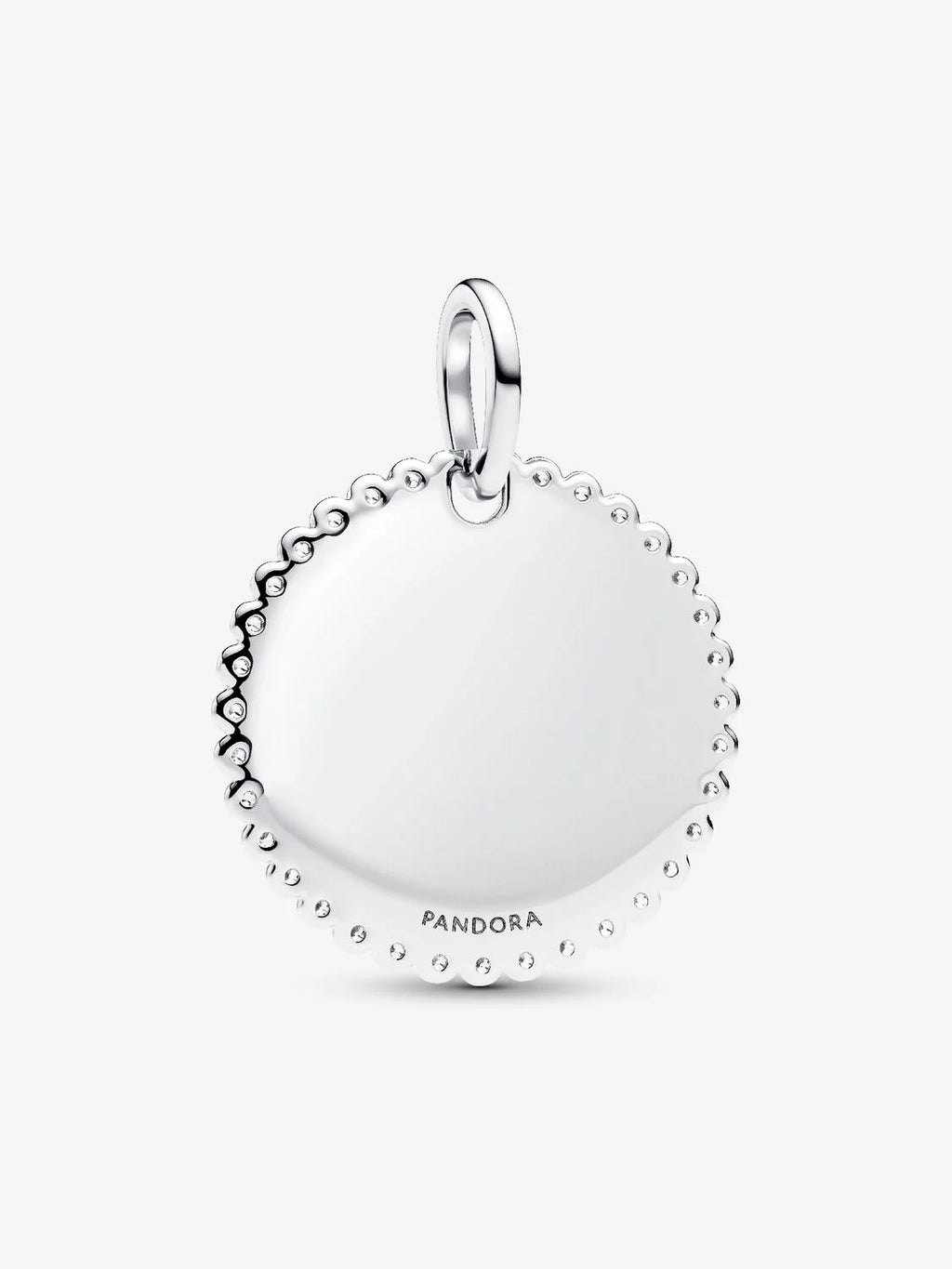 Engravable Round Tag Pendant - Pandora West Africa Necklaces   