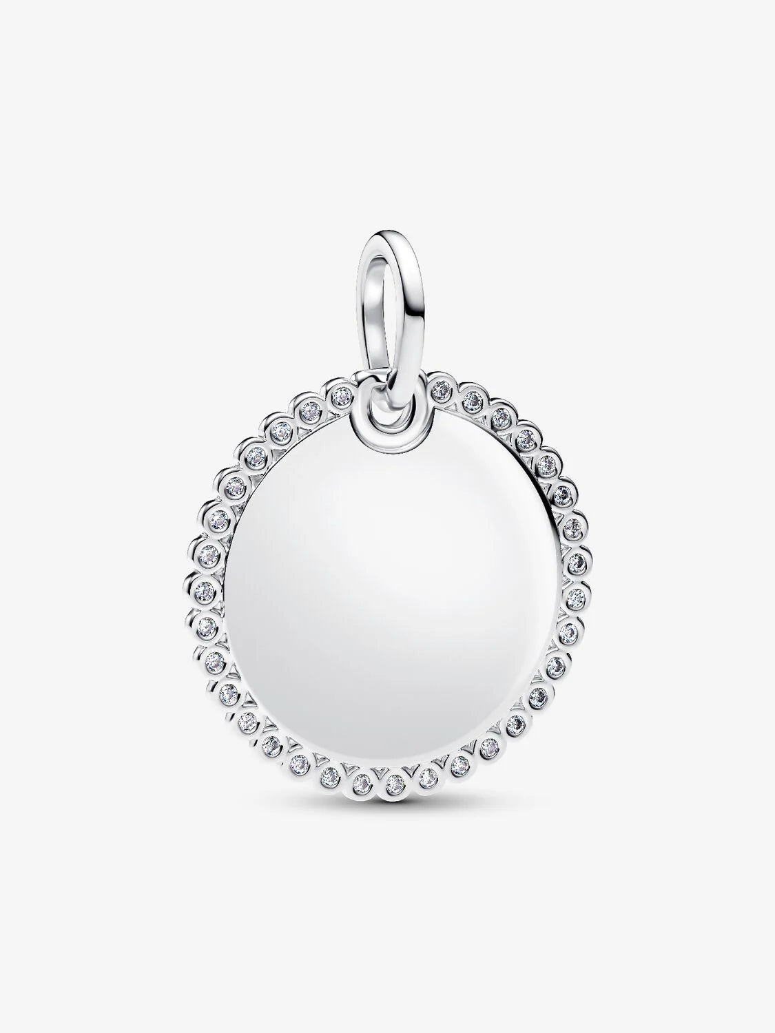 Engravable Round Tag Pendant - Pandora West Africa Necklaces   
