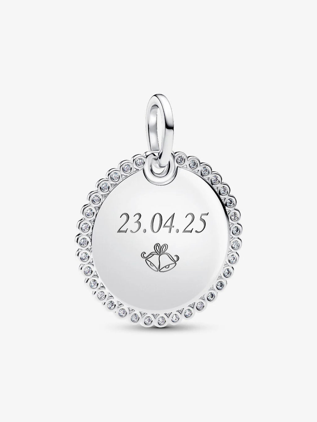 Engravable Round Tag Pendant - Pandora West Africa Necklaces   