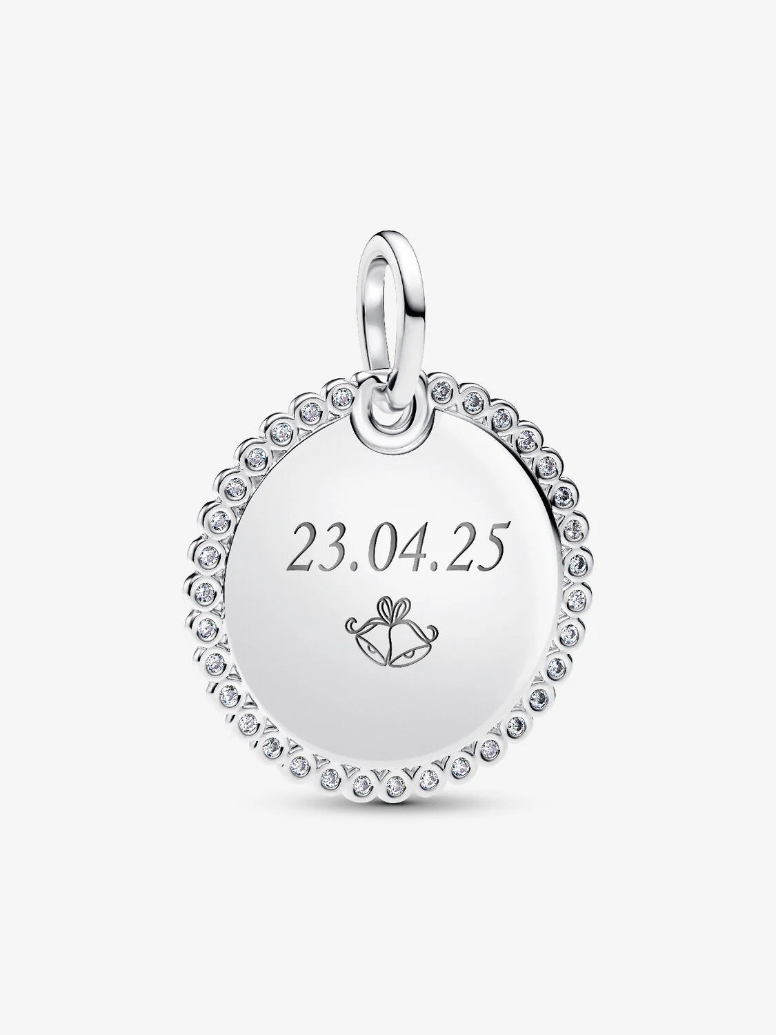 Engravable Round Tag Pendant - Pandora West Africa Necklaces   