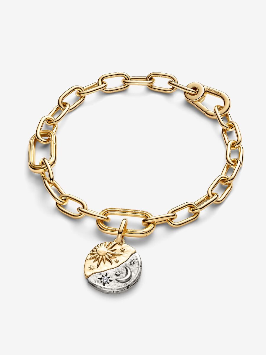 Sun and Moon Medallion Charm
