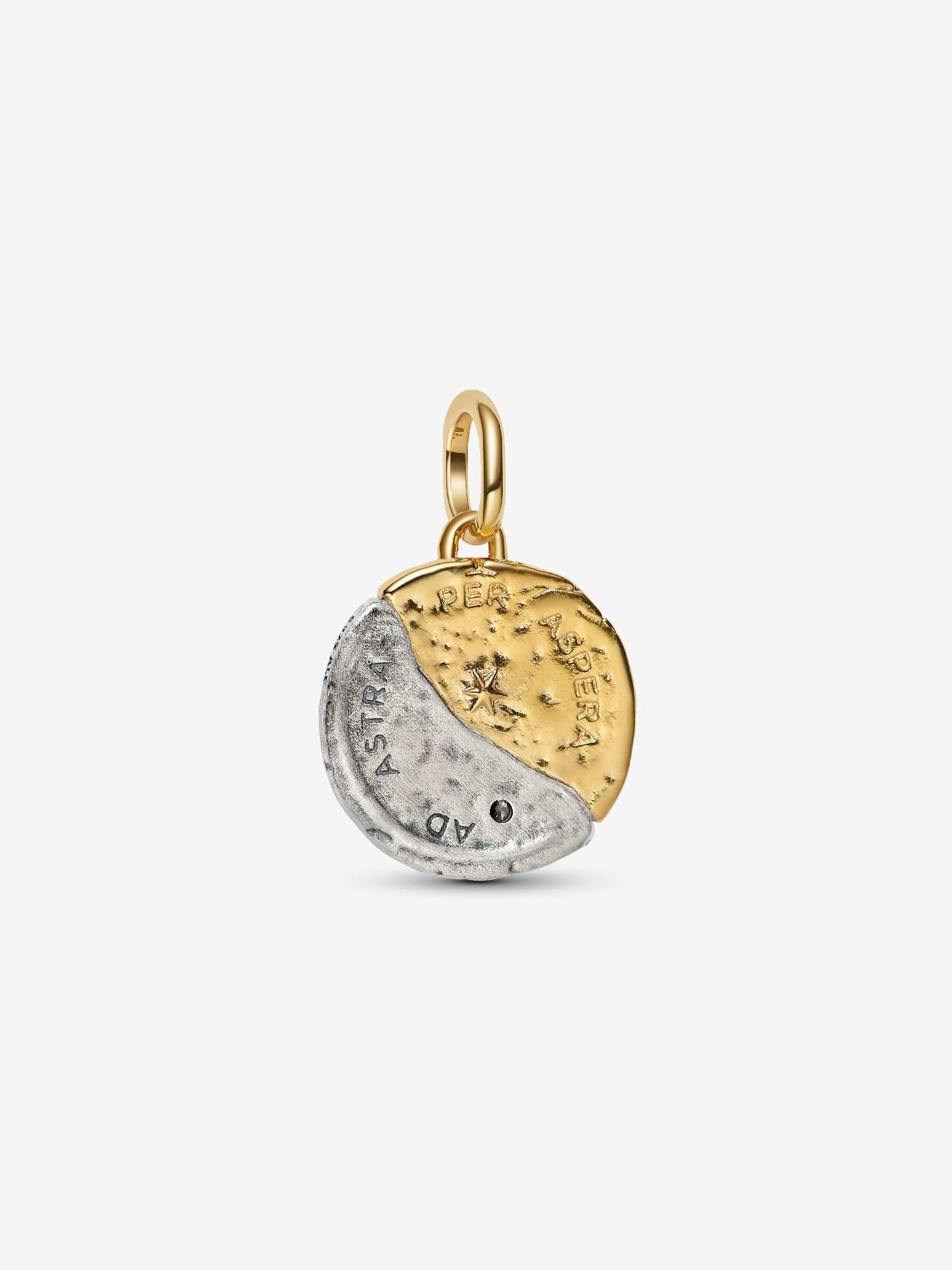 Sun and Moon Medallion Charm
