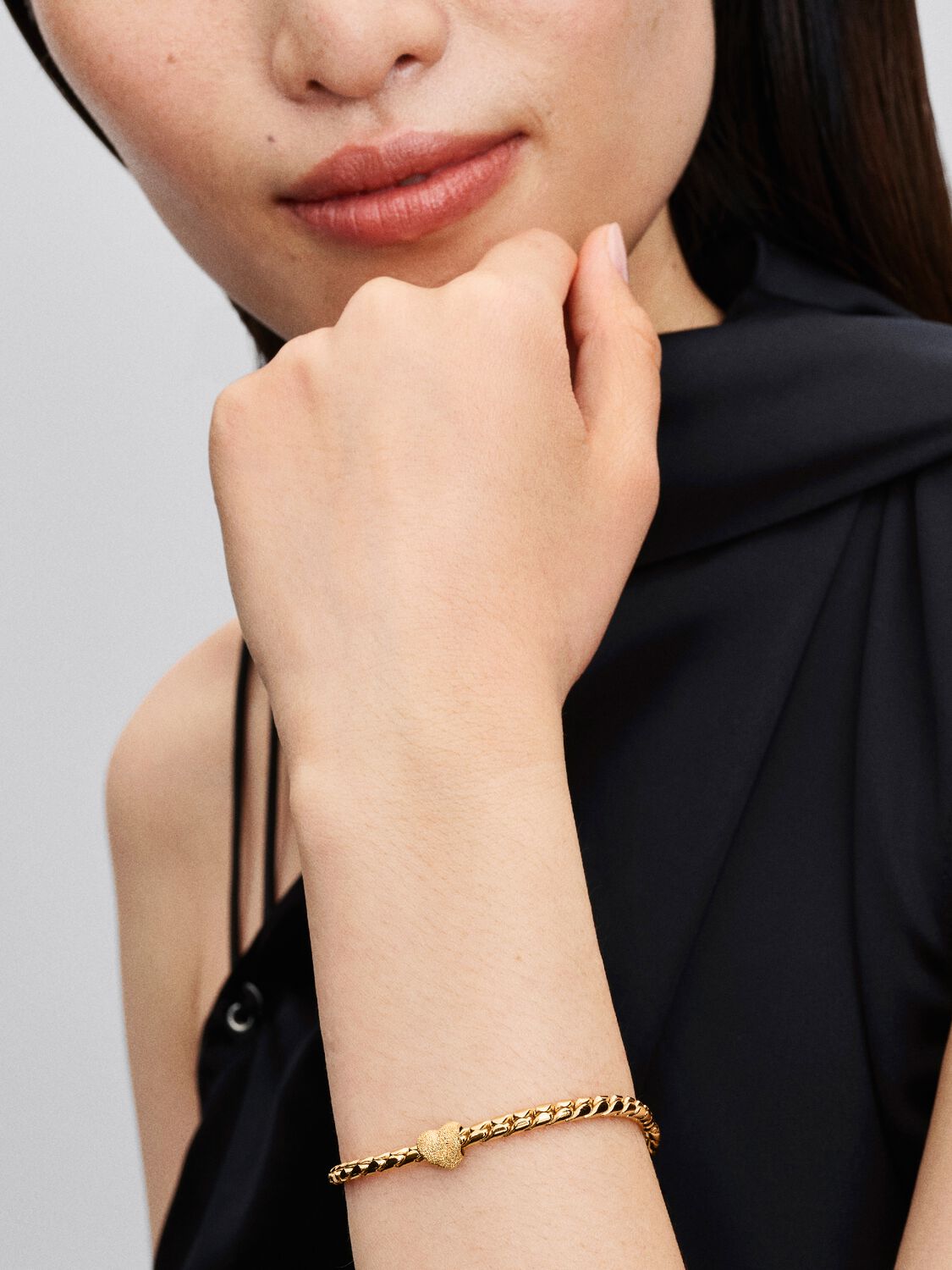 Textured Heart Mini Charm