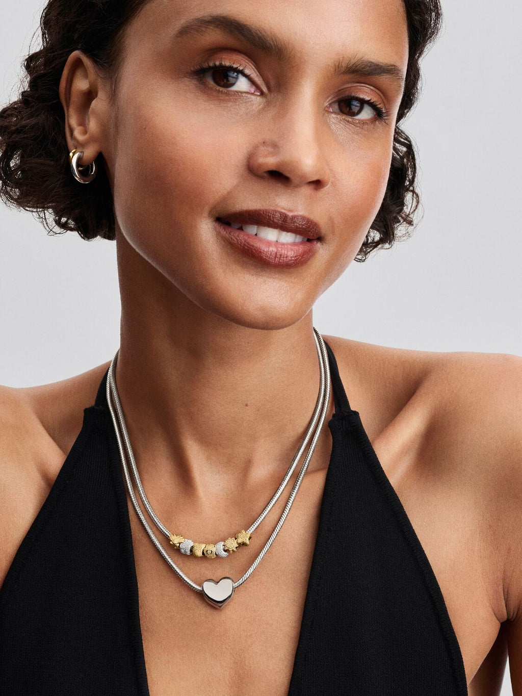 Textured Heart Mini Charm