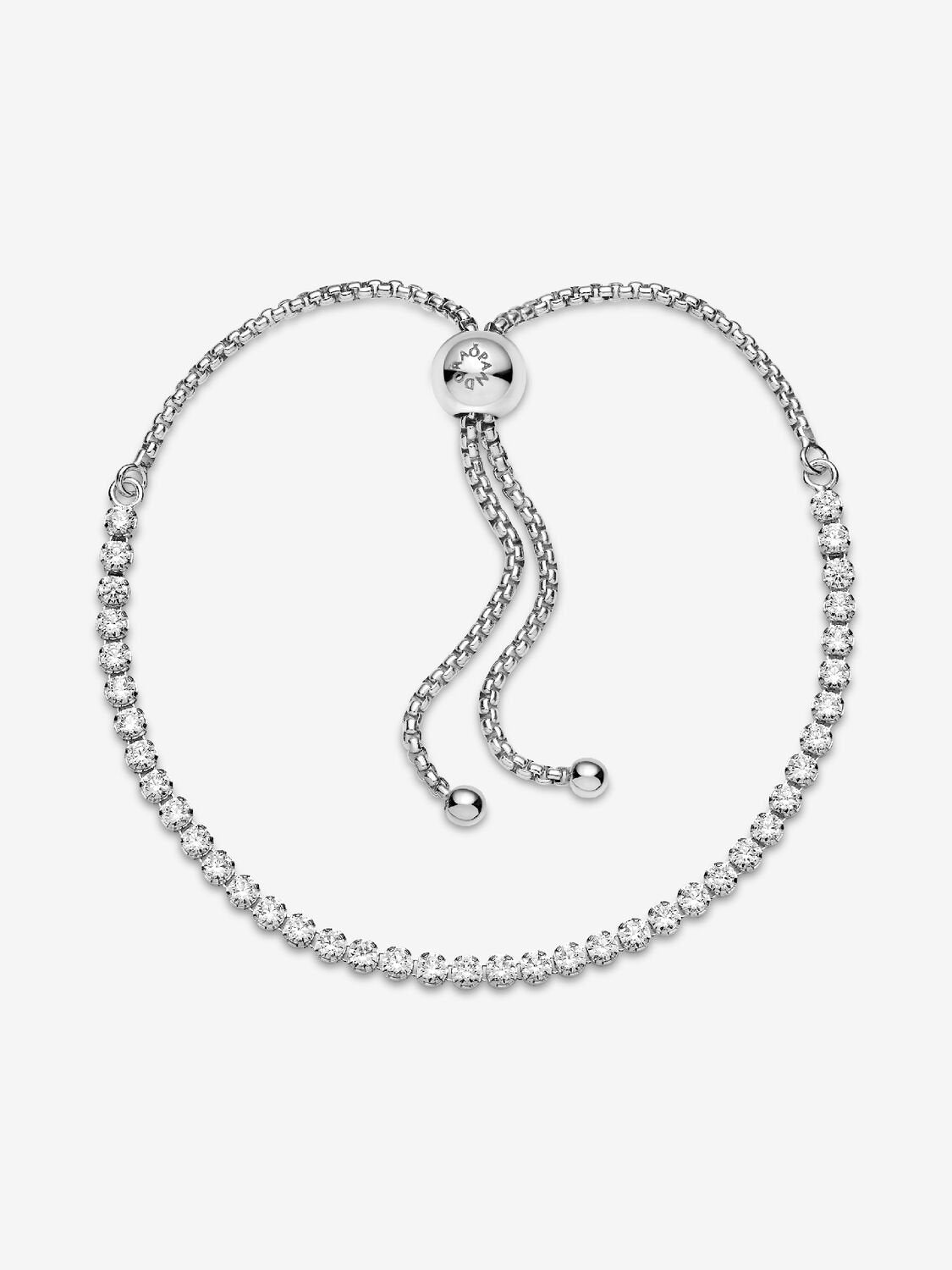 Sparkling Slider Tennis Bracelet