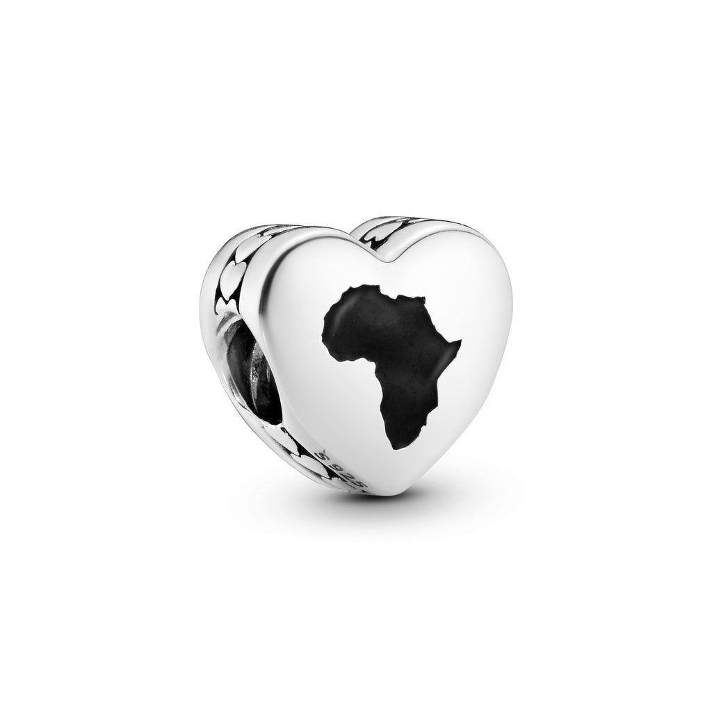 Africa Heart Charm
