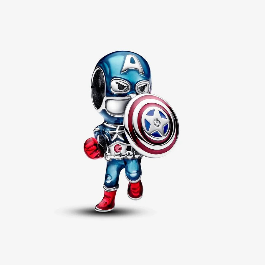Marvel The Avengers Captain America Charm - Pandora West Africa Charms   