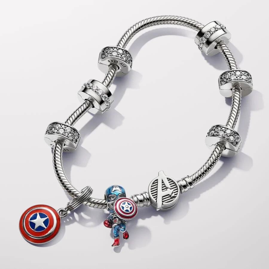 Marvel The Avengers Captain America Charm - Pandora West Africa Charms   