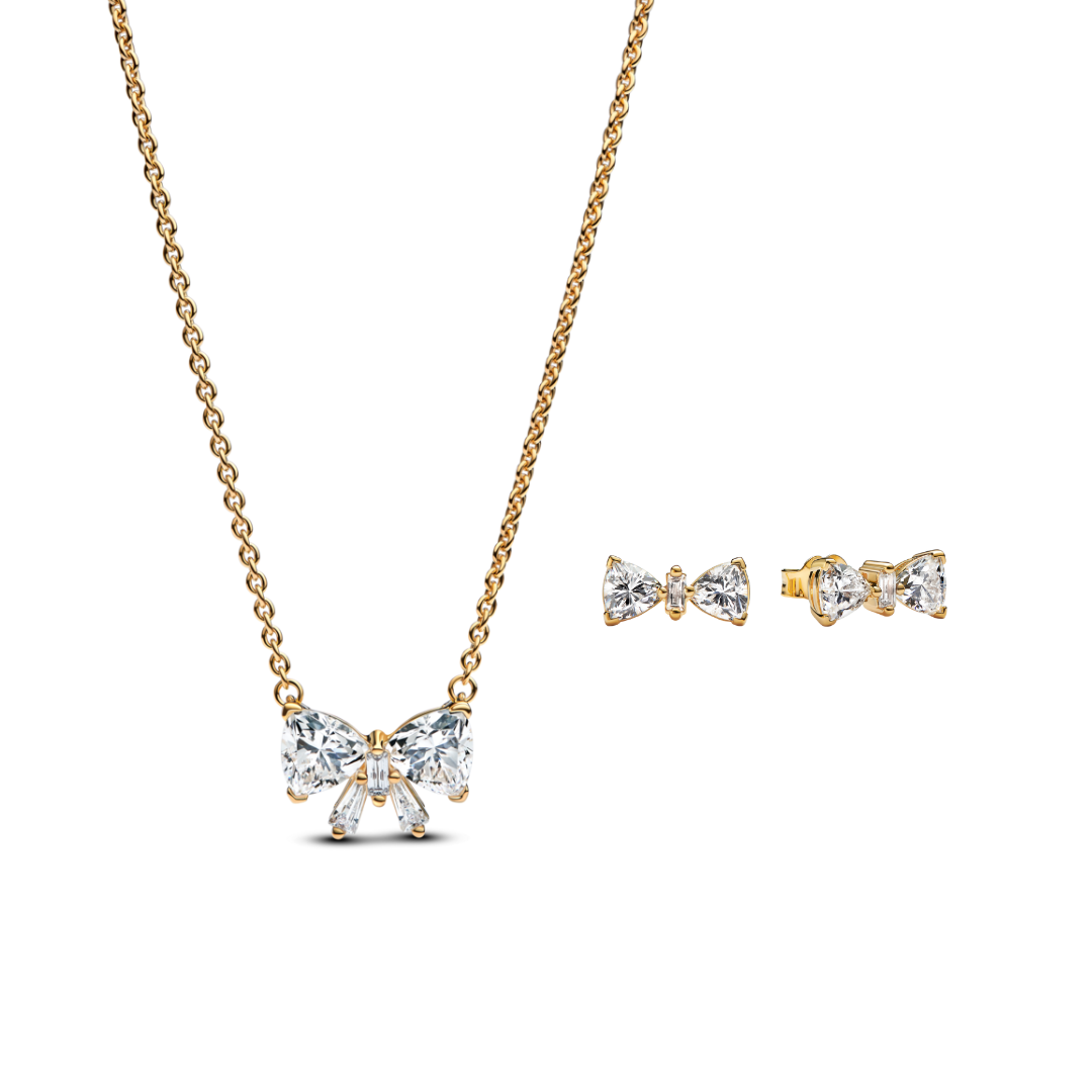 Pandora Sparkling Bow Set - Pandora West Africa    