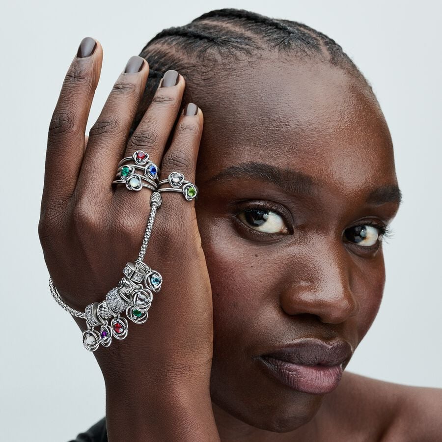 May Royal Green Eternity Circle Dangle Charm