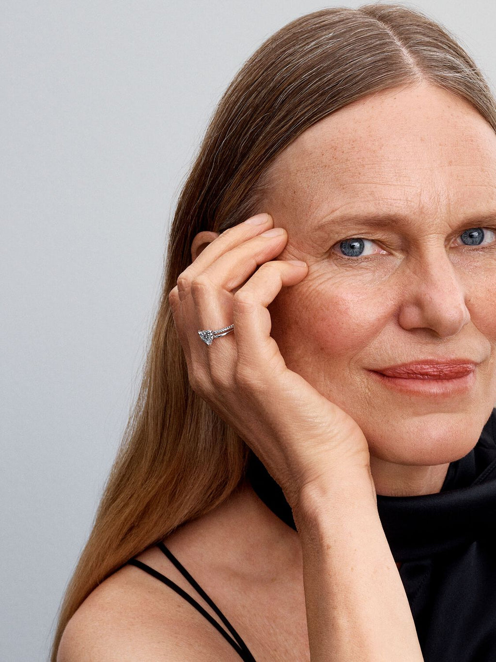 Double Band Heart Ring