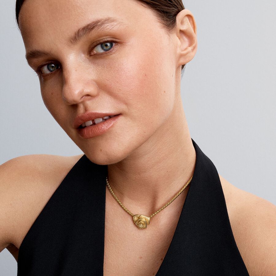 Rose in Bloom Oversized Charm