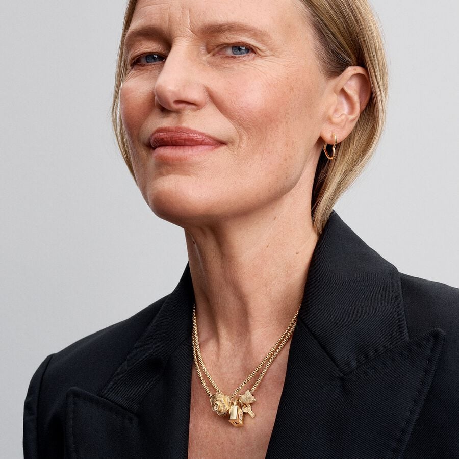 Rose in Bloom Oversized Charm