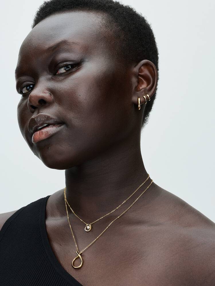Round Huggie Hoop Earrings Pandora West Africa