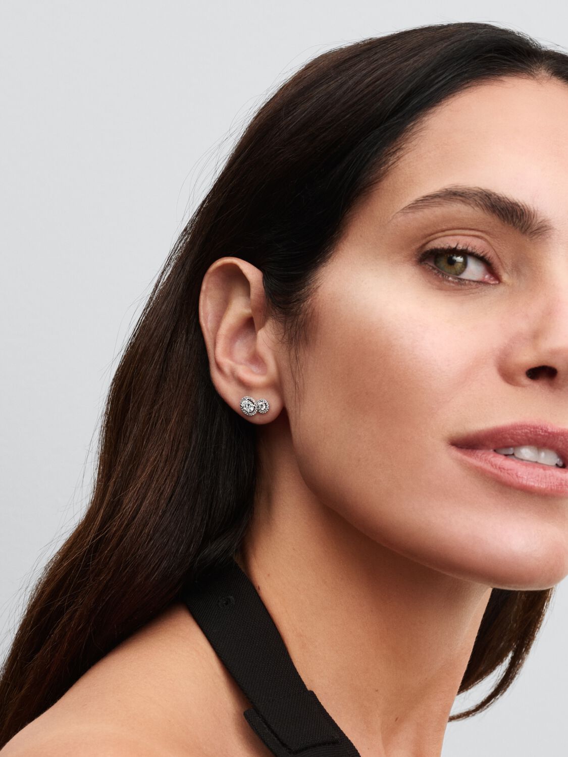 Embracing Halo Stud Earrings