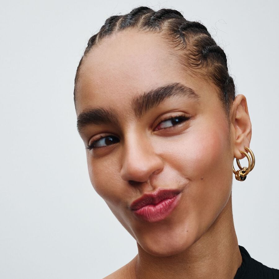 Knotted Hearts Clip Charm