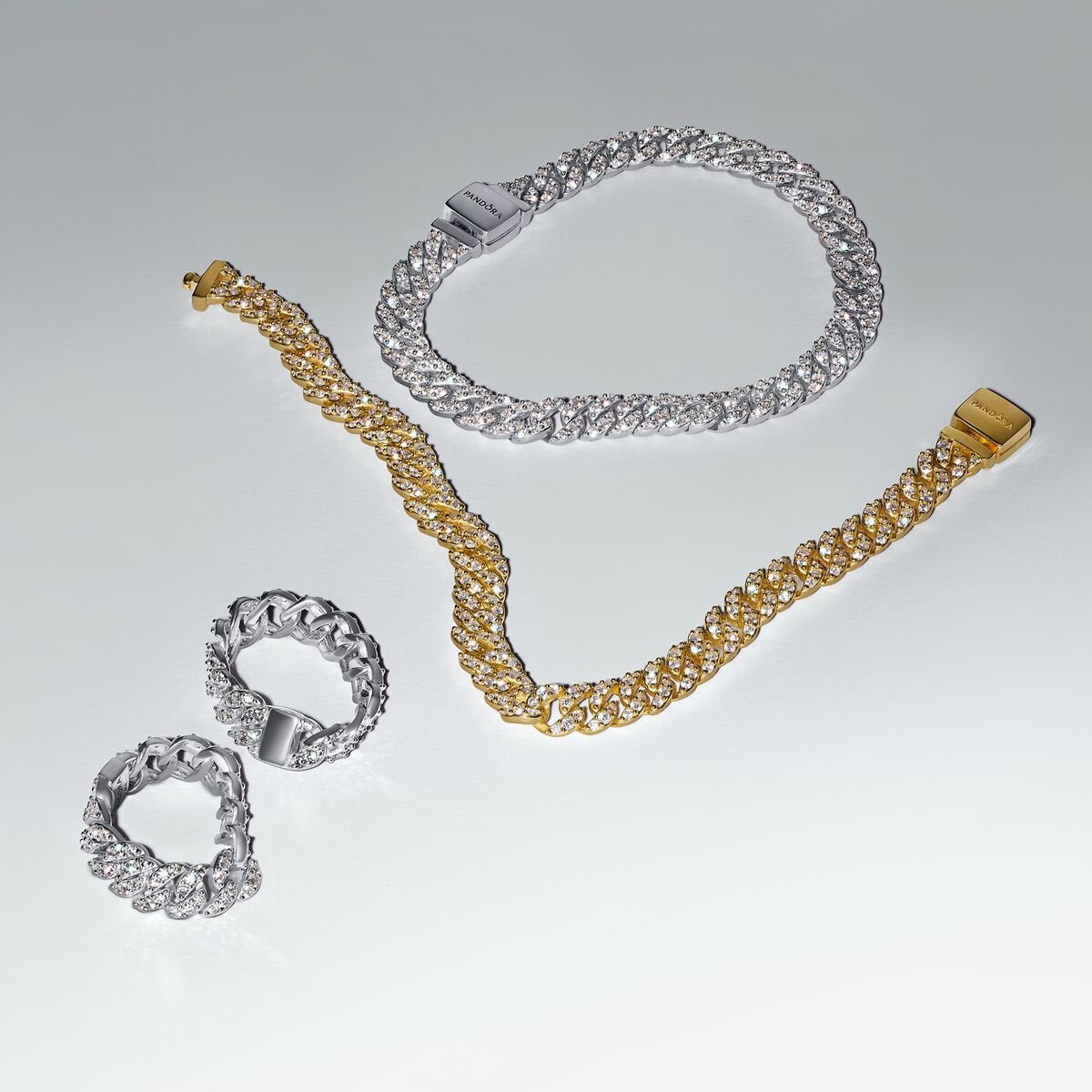 Pavé Cuban Chain Ring