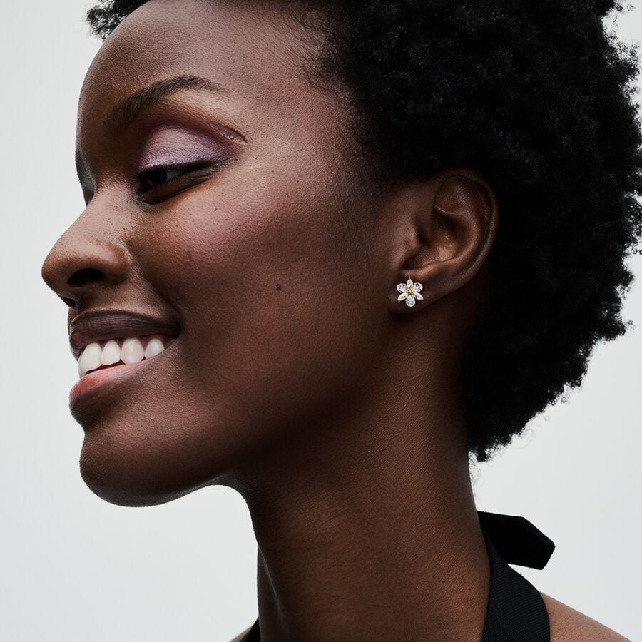 Sparkling Herbarium Cluster Stud Earrings