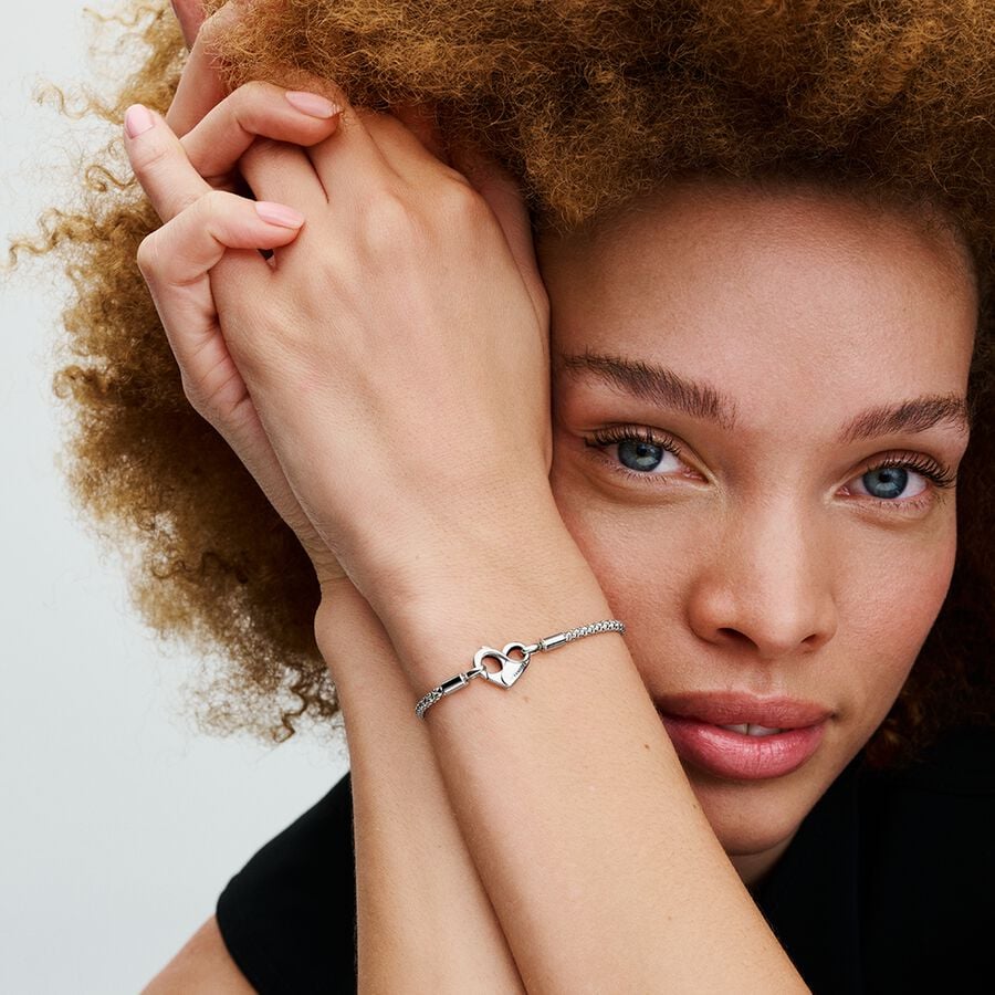 Pandora Moments Studded Chain Bracelet