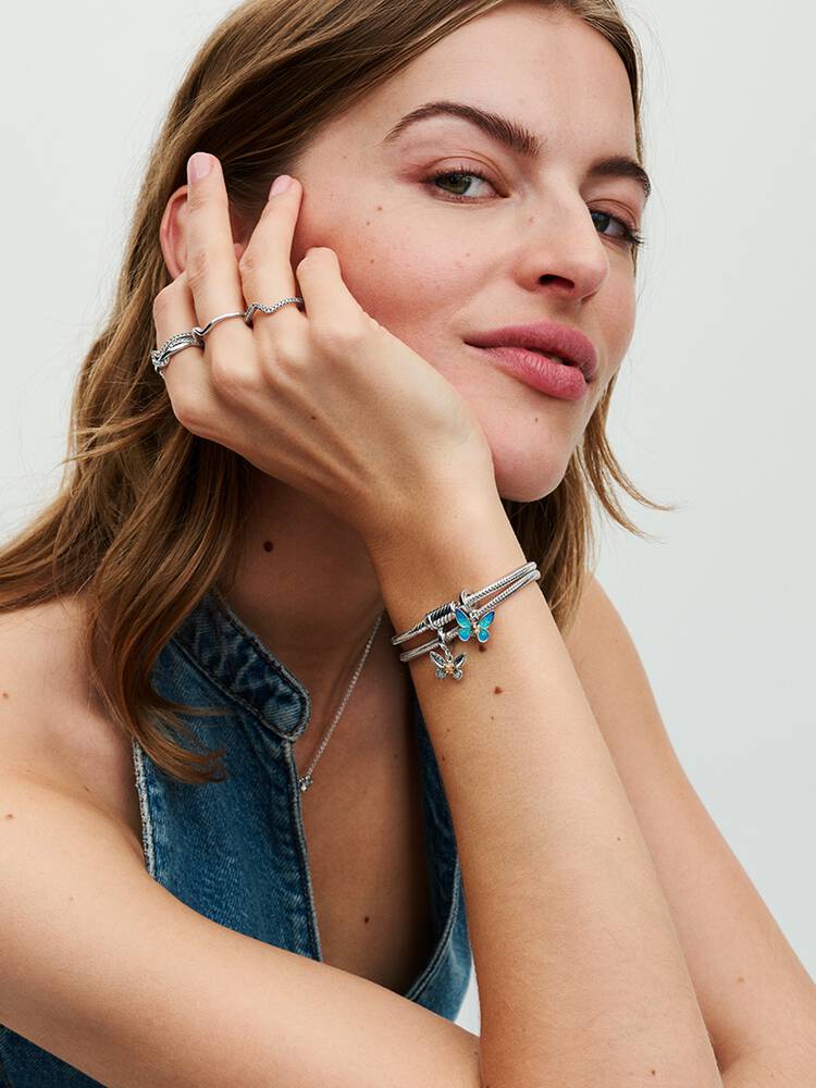 Easy-Close Magnetic Clasp Snake Chain Bracelet Pandora West Africa