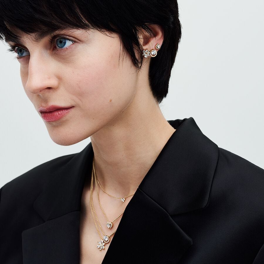 Sparkling Herbarium Cluster Stud Earrings