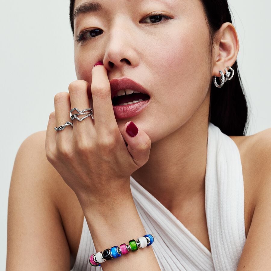 Green Mini Murano Glass Charm