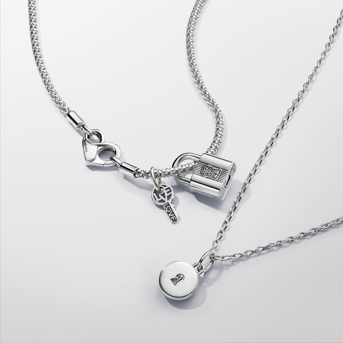 Padlock and Key Dangle Charm