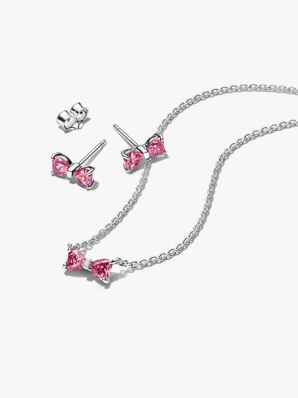 Sparkling Pink Bow Jewelry Gift Set - Pandora West Africa    