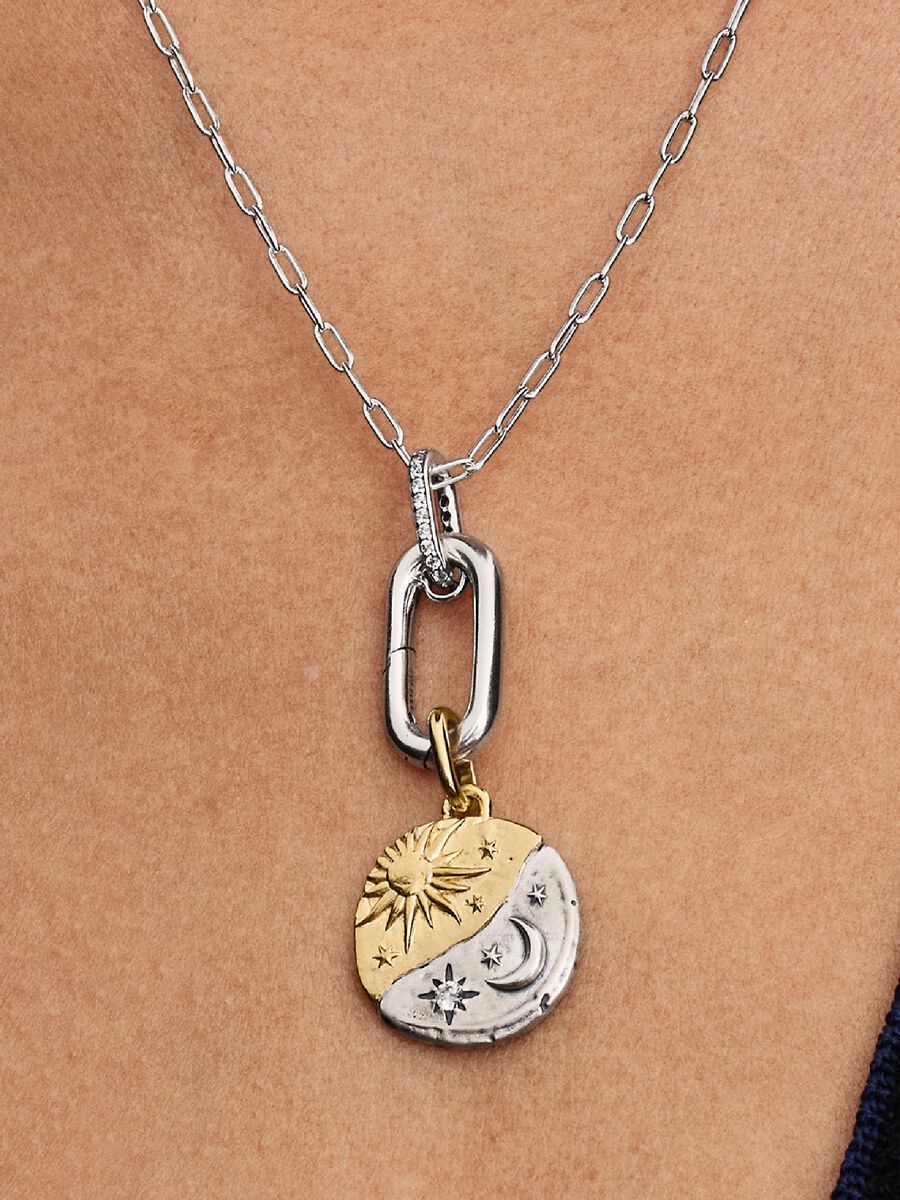 Sun and Moon Medallion Charm - Pandora West Africa Charms   