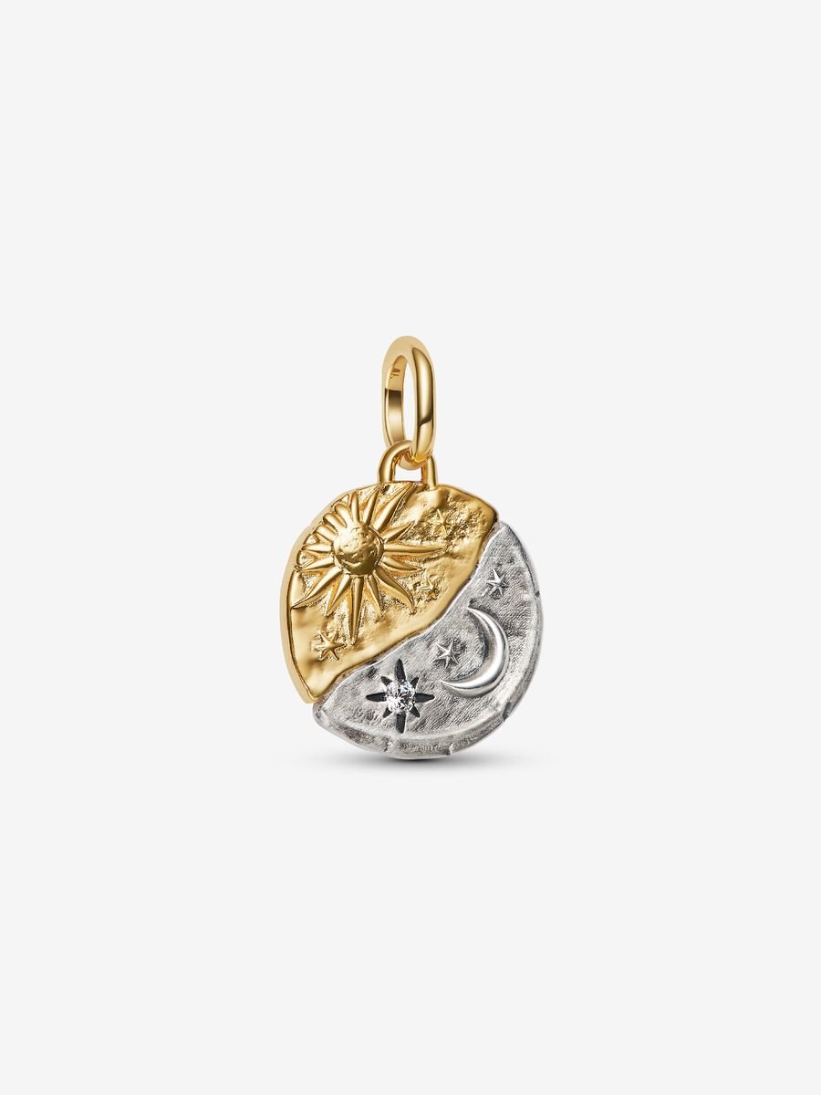 Sun and Moon Medallion Charm - Pandora West Africa Charms   