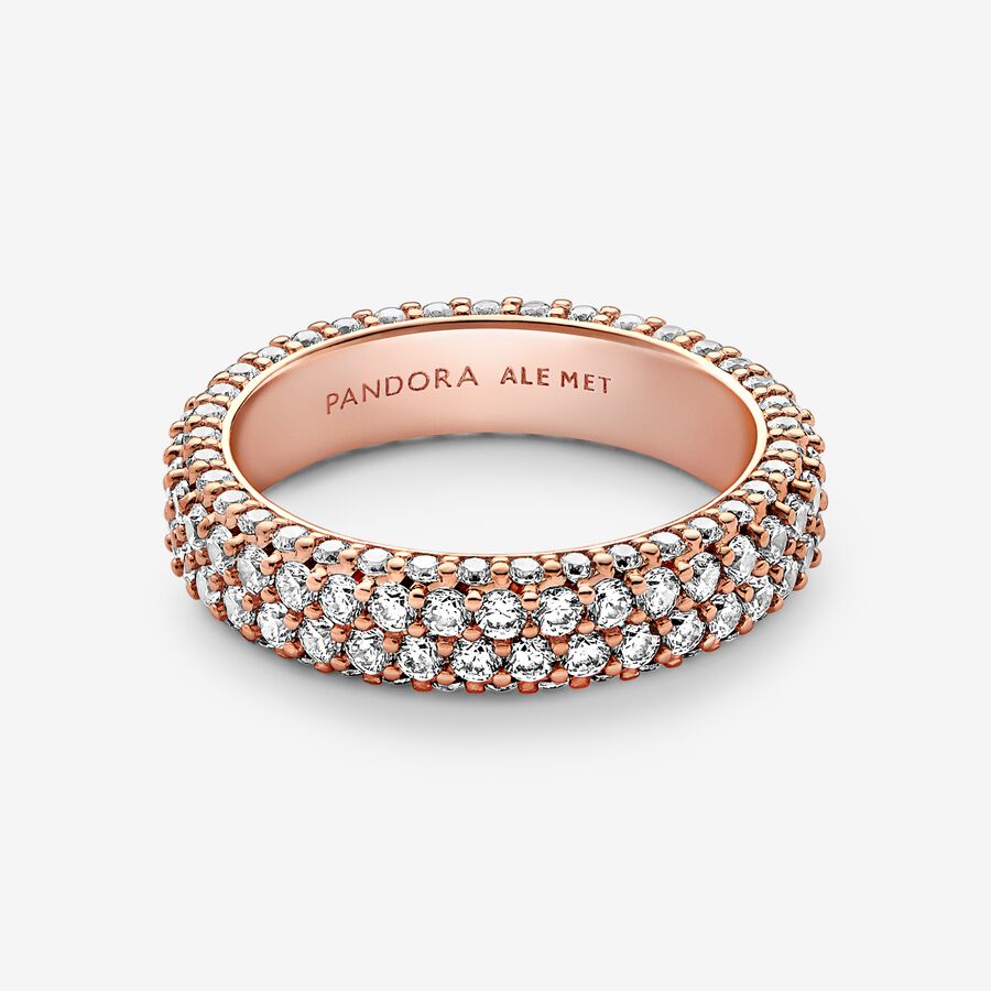 Pandora Timeless Pavé Double-row Ring